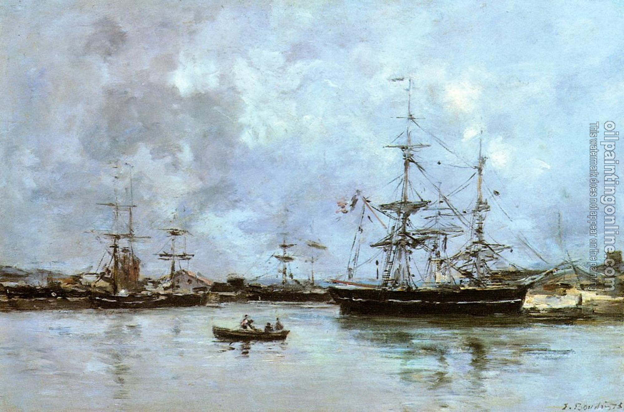 Boudin, Eugene - The Port of Deauville